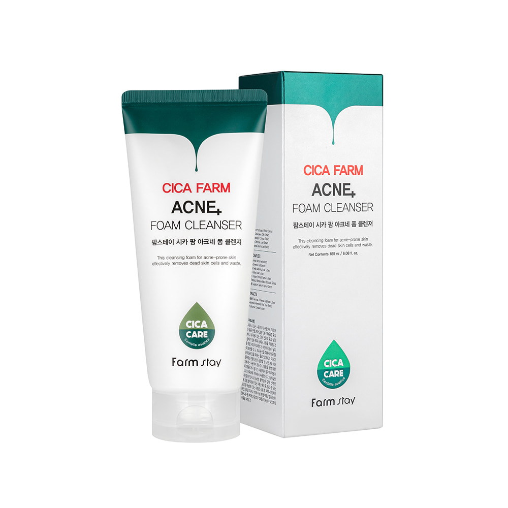Farmstay – Cica Farm Acne Foam Cleanser. 015jpg