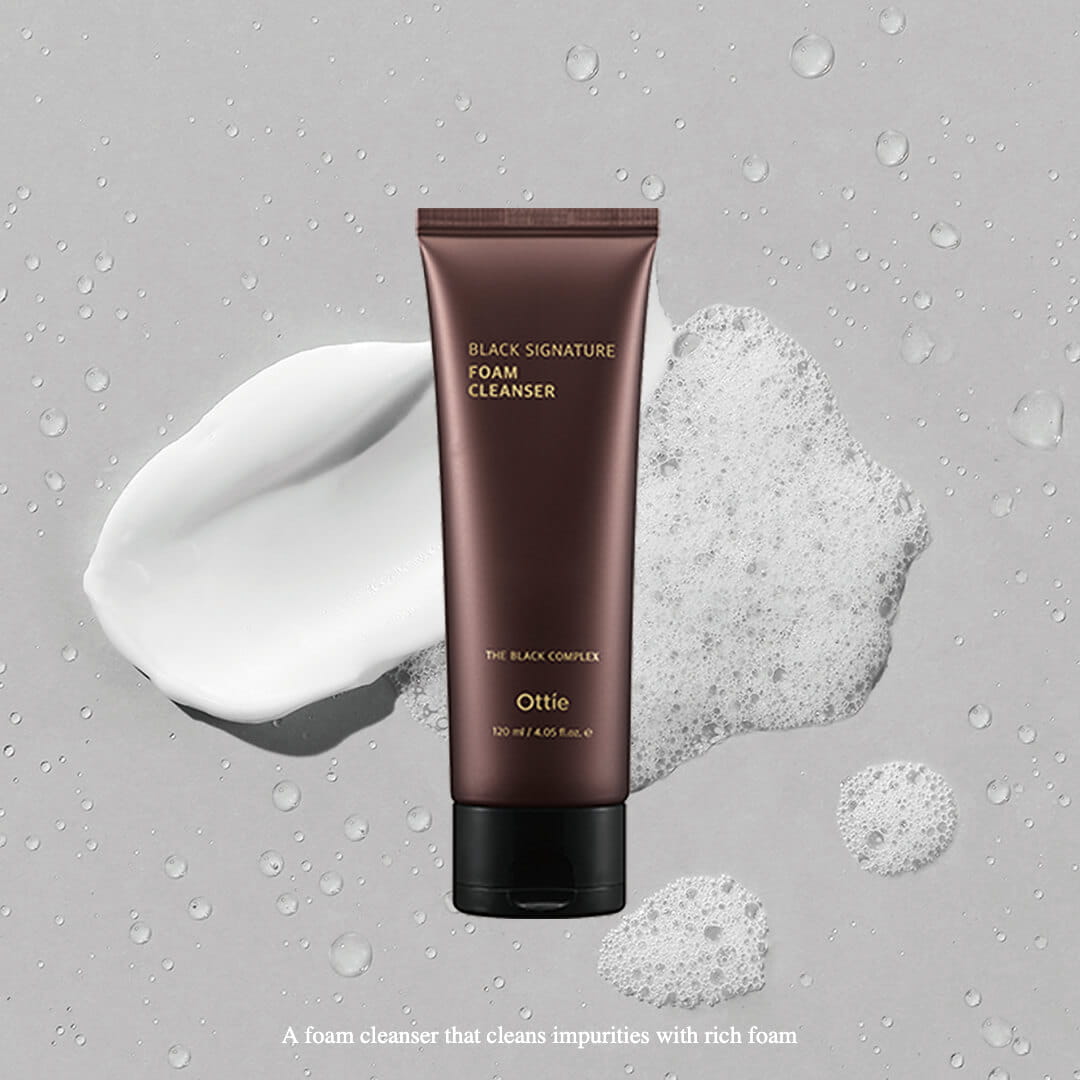 Ottie – Black Signature Foam Cleanser 120ml01