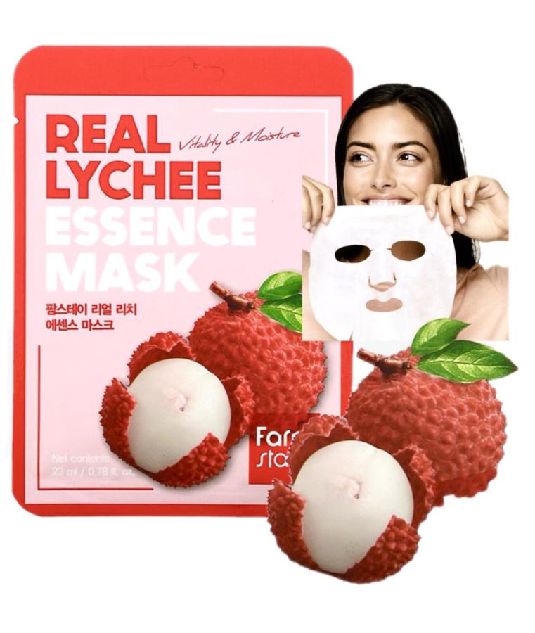 FarmStay – Real Lychee Essence Sheet Mask 08