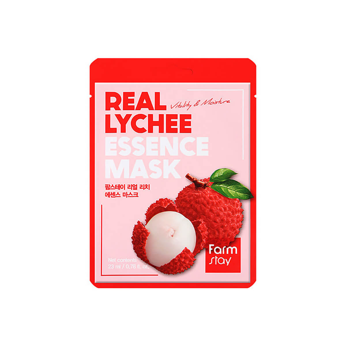 FarmStay – Real Lychee Essence Sheet Mask 09
