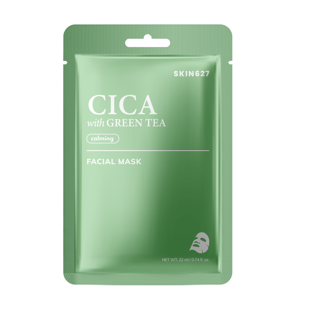 Calming-face-mask-SKIN627-CICA-with-GREEN-TEA-22-ml