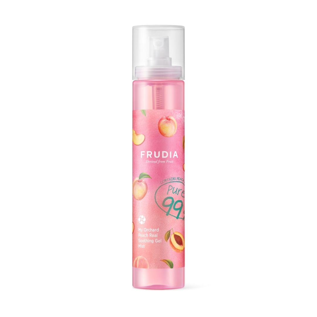 FRUDIA Peach Soothing Gel Mist ενυδατικό mist προσώπου με εκχύλισμα ροδάκινου